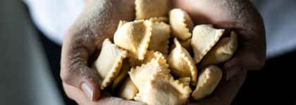 AGNOLOTTI QUADRATI E GOBBI